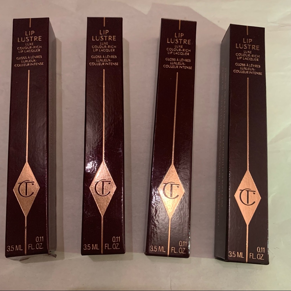 4 x Charlotte tilbury lip lustre